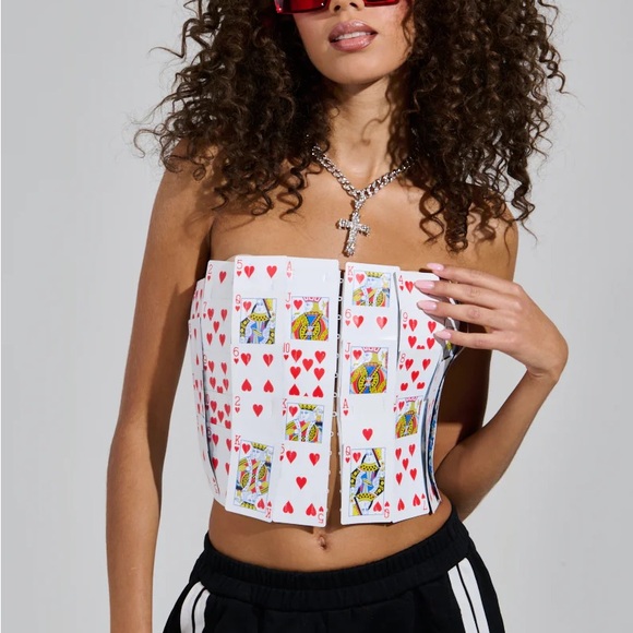 BRAND NEW Lucky Winner Corset Top - Picture 2 of 3